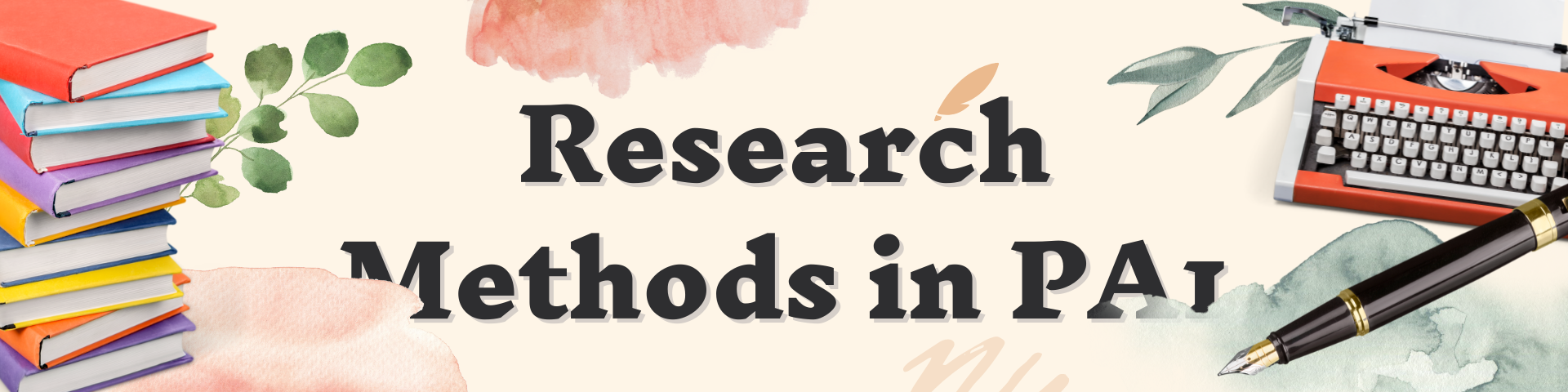 Research Methods in PA1